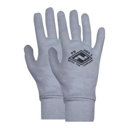 National Safety Apparel ArcGuard FR Knit Glove, Gray, Regular,  G16RGRG